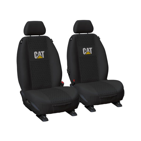 Caterpillar Front Car Seat Covers Polyester, Heat Printed