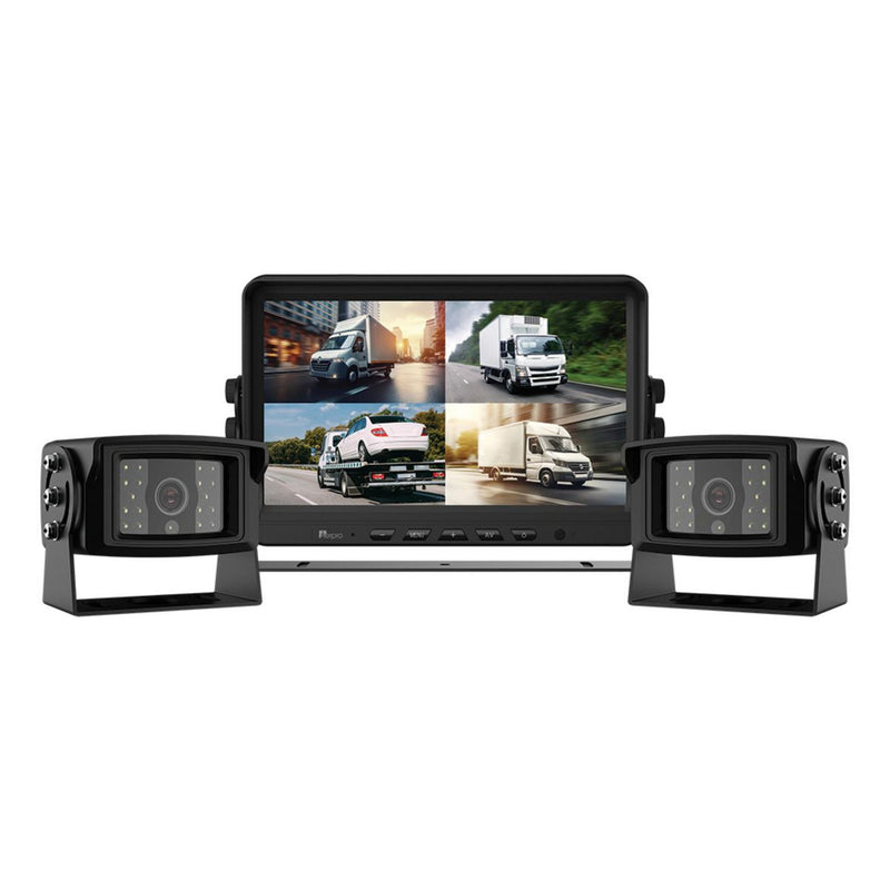 Aerpro 10In Heavy Duty HD Quad View Monitor 1080p 2