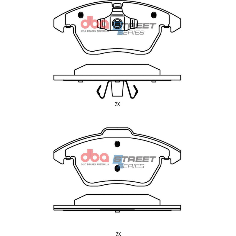 DBA Street Series Brake Pads DB15308SS