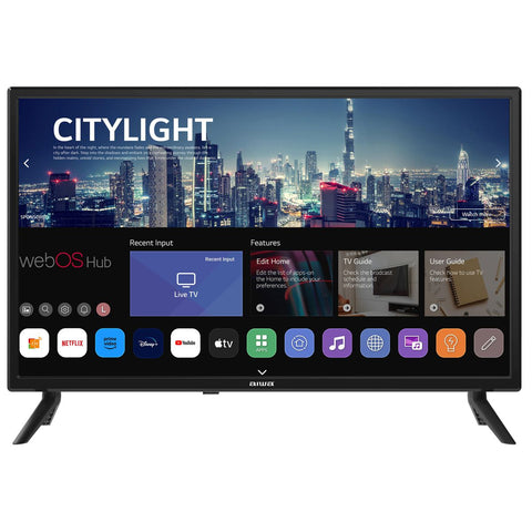 Aiwa 24Inch HD WebOS TV with AC/DC Adaptor and Car