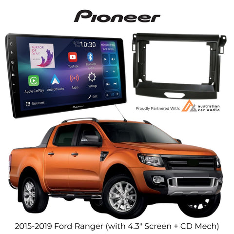 Pioneer 9 in wireless AV reciever Perfect fit for Ford