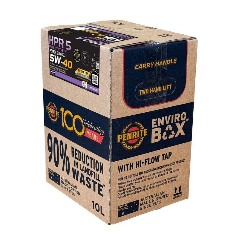 Penrite HPR 5 5W-40 Full Synthetic Engine Oil 10L Ebox
