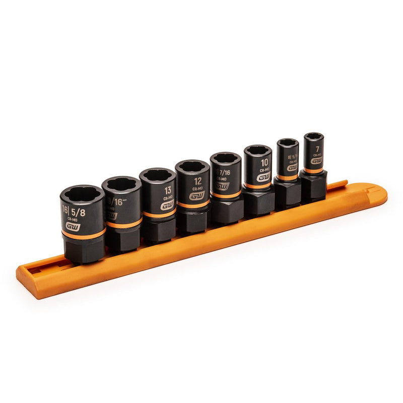 Gearwrench 8 Pc. 1/4in & 3/8in Drive Bolt Biter Impact