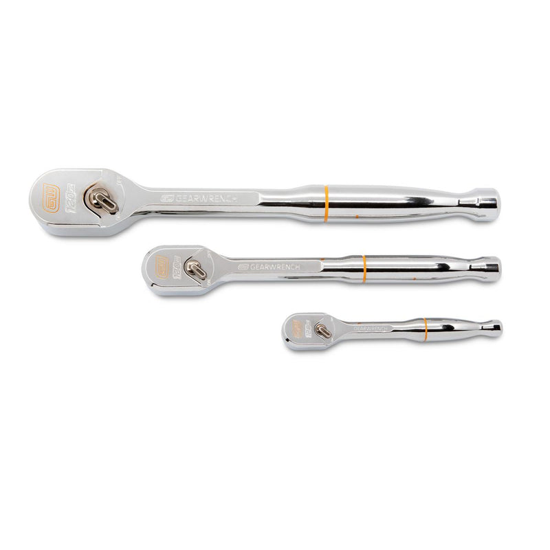Gearwrench 3 Piece 1/4in 3/8in & 1/2in Drive 120XP Full