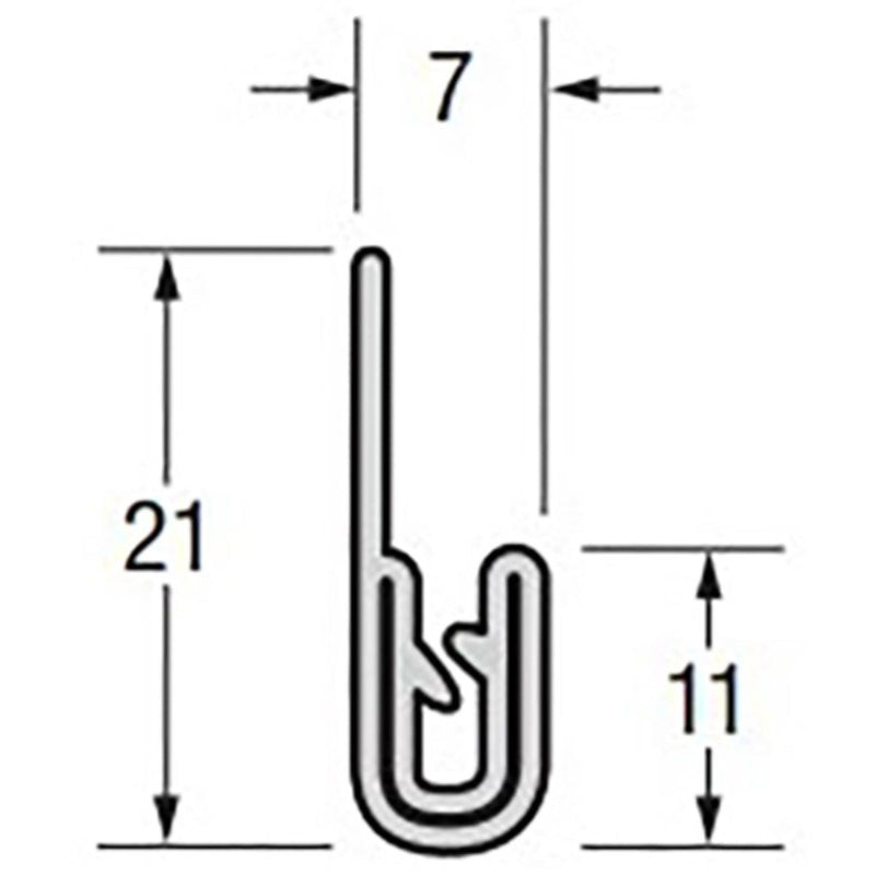 Proflex Pinchweld PVC Black Small with PVC Flap 60-061