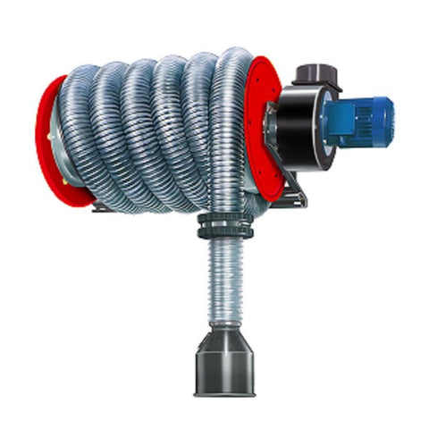 Aerservice Vehicle Exhaust Fume Extraction Hose Reel and