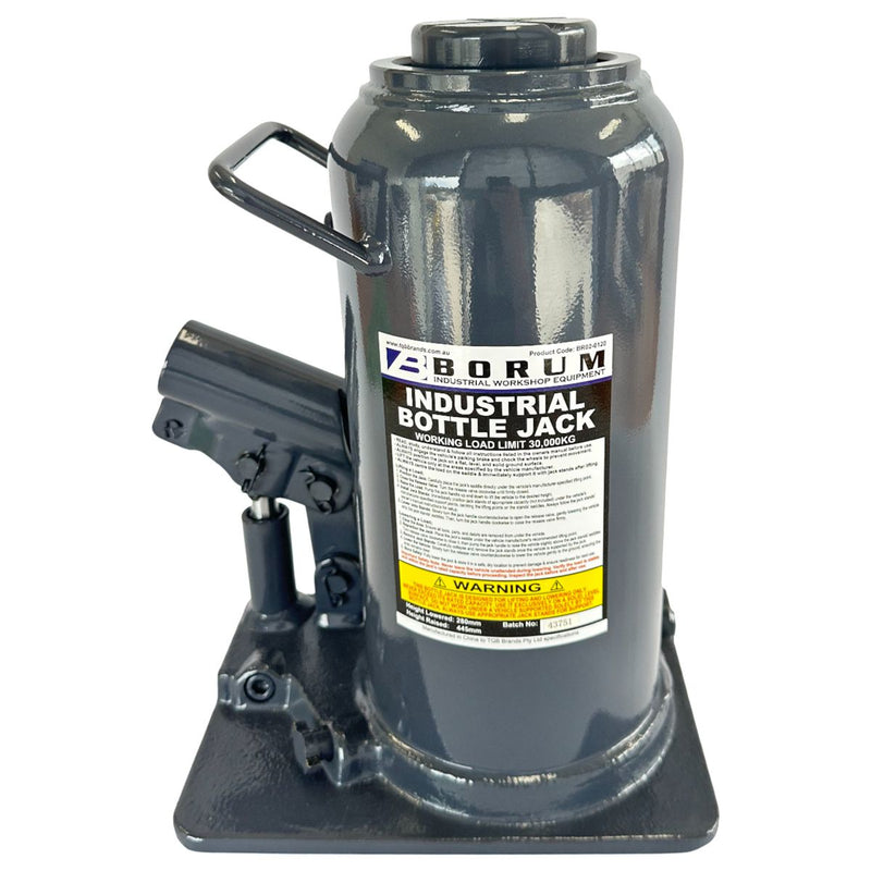 Borum Bottle Jack - 30,000kg 280-445mm Height BR02-0120