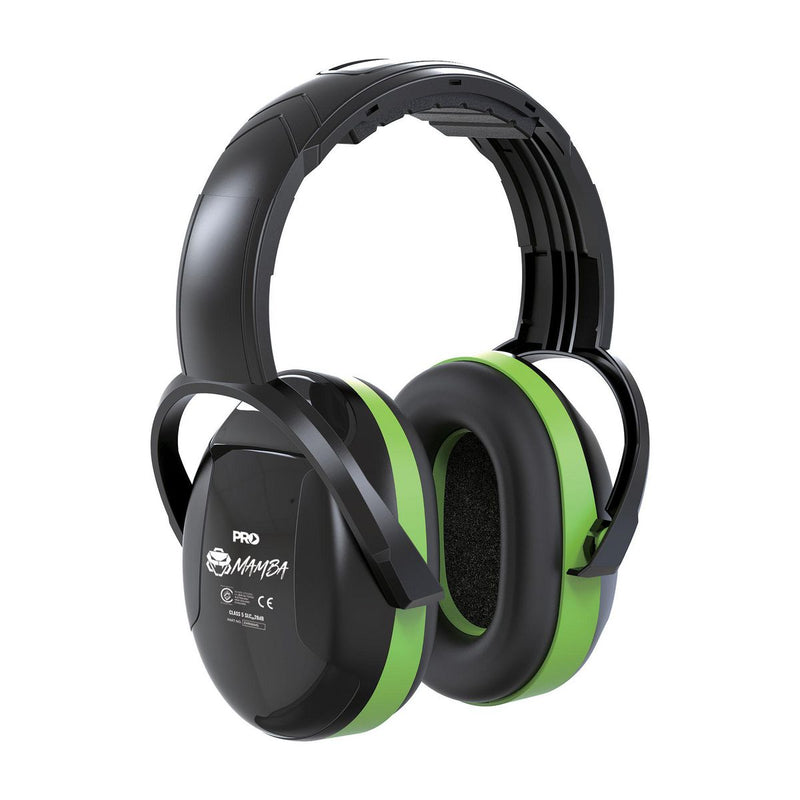 Prochoice Earmuffs Slimline Adjustable Head Band Mamba