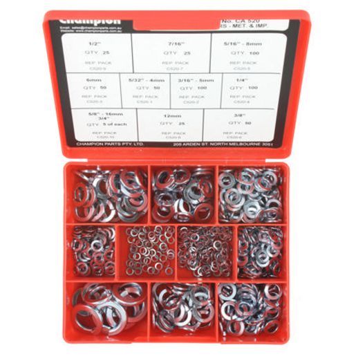 Champion Fasteners 5/32" To 3/4" & M4 To M16 Id Spring
