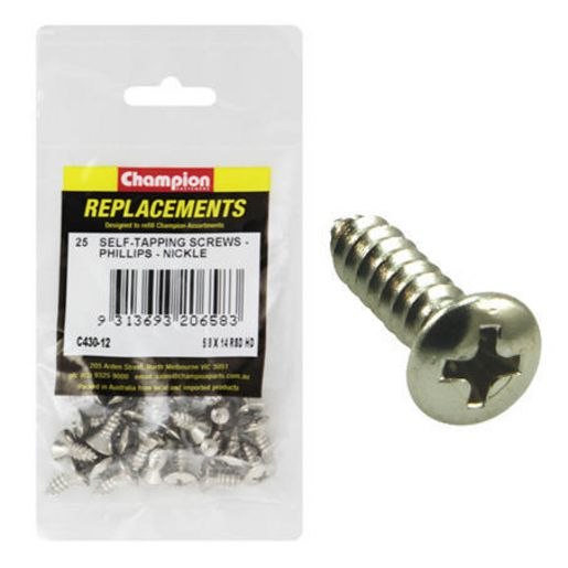 Champion Fasteners Self TaPPEr Screw Rsd Phillips 6.3 X