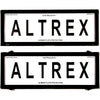 Altrex Number Plate Cover 6 Figure Black Without Lines