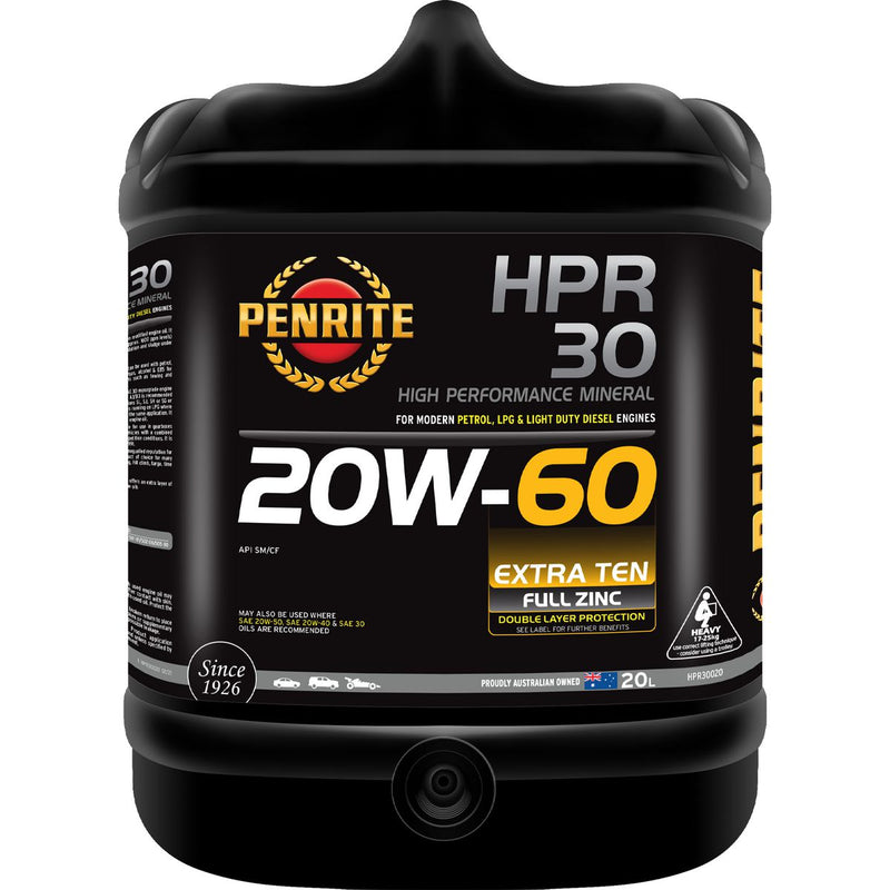 Penrite HPR 30 SAE 20W-60 Engine Oil 20L