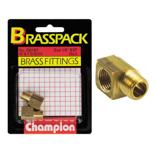 Champion Fasteners Hose Fitting 1/8In. Bsp 90 Degree