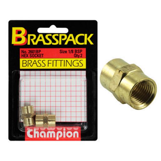 Champion Fasteners Hose Fitting 1/8In. Bsp Hex Socket