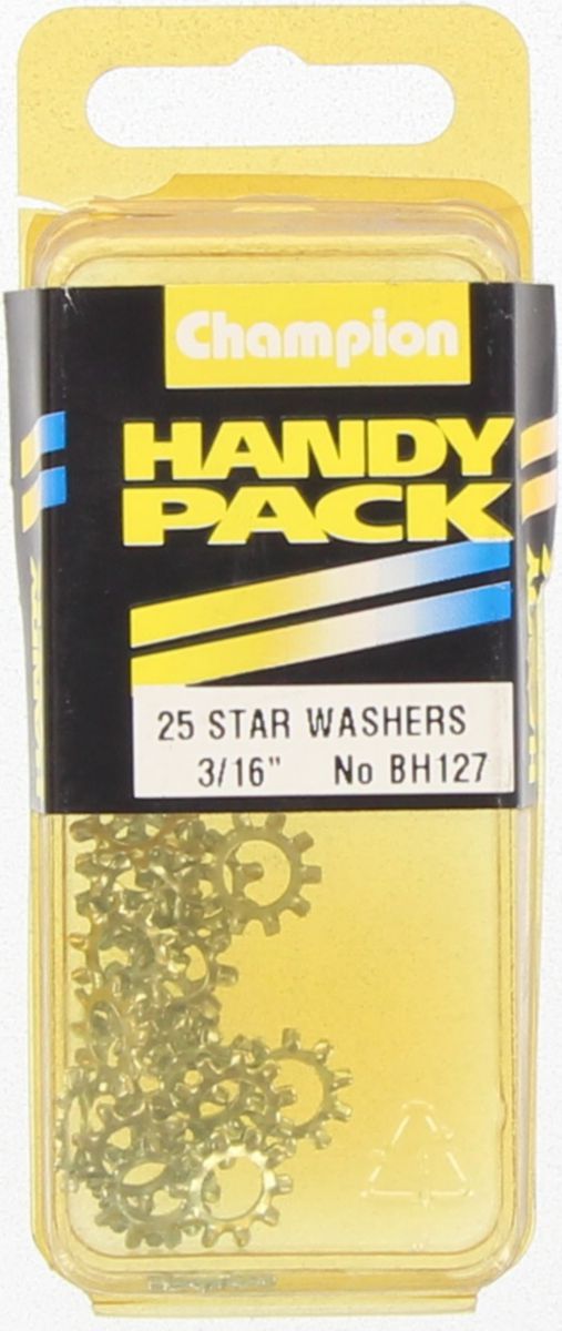 Champion Shakeproof External Washer 3/16" 25Pk BH127