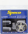 Speco Lock Nut Wheel Set 12x1.5mm 4 Pack WN404