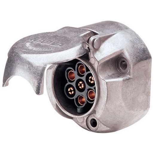 Narva Trailer Socket 5 Pin Round Large Metal 25 Pce