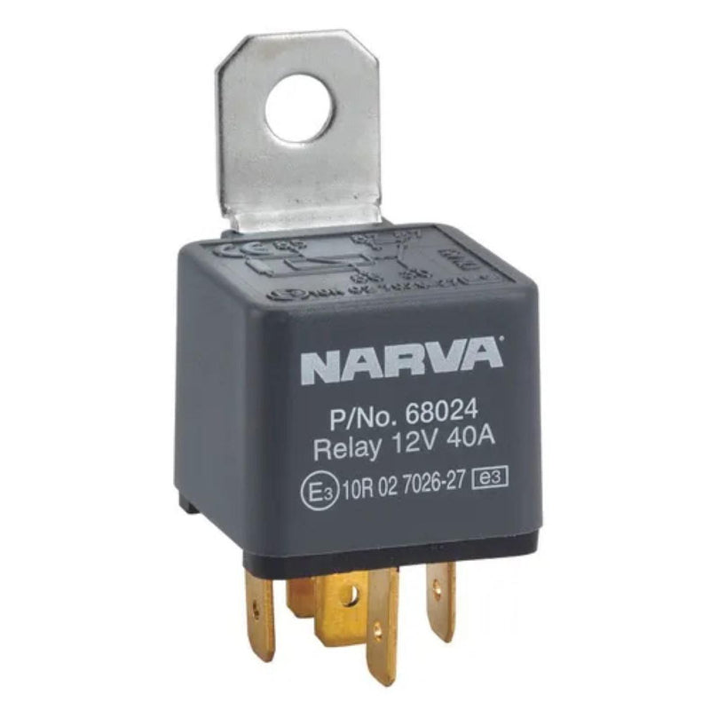 Narva Relay Normally Open With Resistor 12V 5 Pin 30A