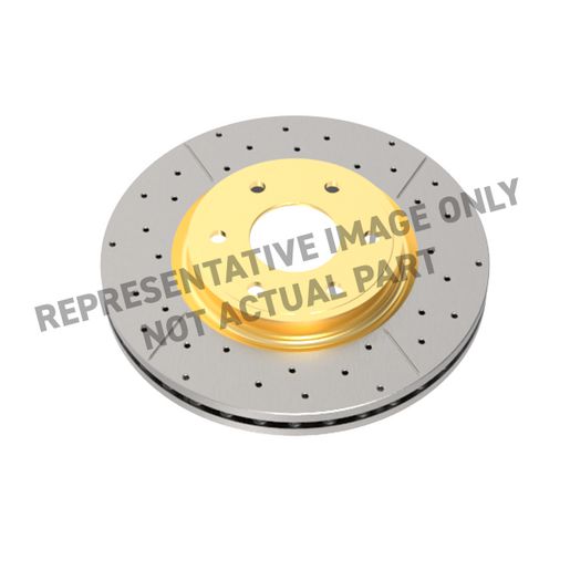 DBA Street Gold Cross-Drilled/Slotted DBA2694X