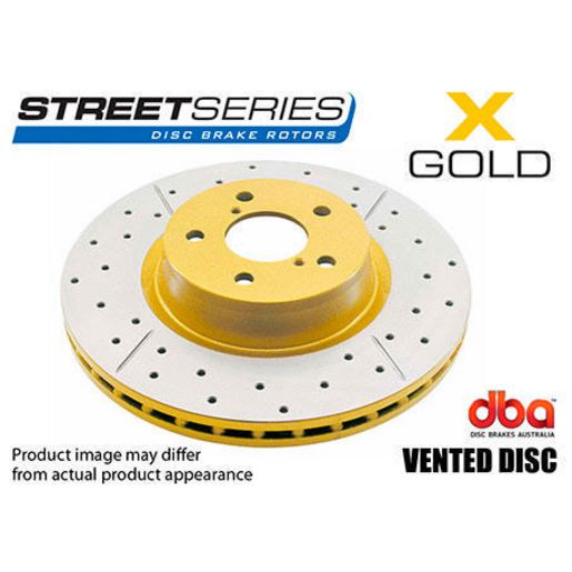 DBA X-Gold Brake Rotor Pair 289mm Front DBA035X