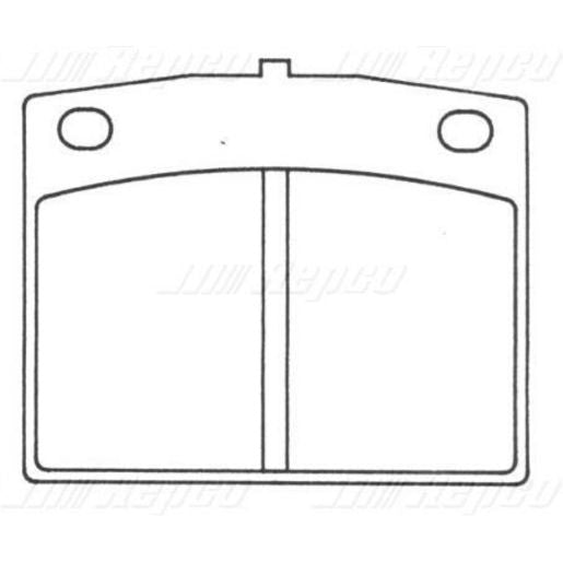 Silverline Brake Pad Set DB122SLP