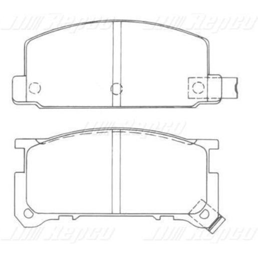 Silverline Brake Pad Set DB426SLP