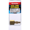 Champion Brass Nipple AS Series Female 1/4" B31F