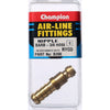 Champion Brass Nipple Hose Barb 3/8" B208
