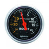 Autometer Sport-Comp 2-1/16in Boost/Vacuum Gauge 30in/Hg