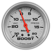 Autometer Ultra-Lite 2-5/8in Boost/Vacuum Gauge 30in/Hg