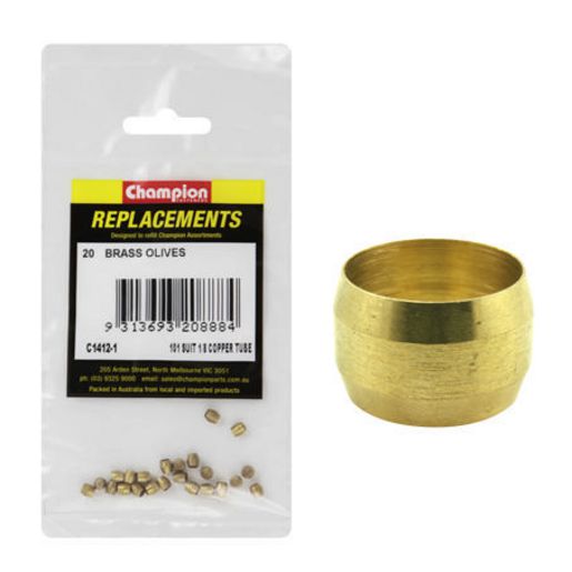 Champion Fasteners Compression Sleeve Brass 1/8in Suits