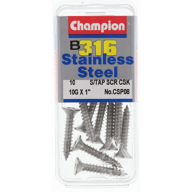 Champion Fasteners Self TaPPEr Screw Csk Phillips