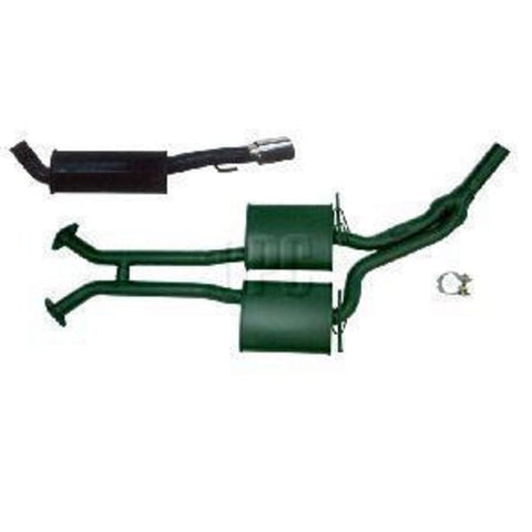 HM Engines Exhaust Sports System-Mild Steel HM8TIRS