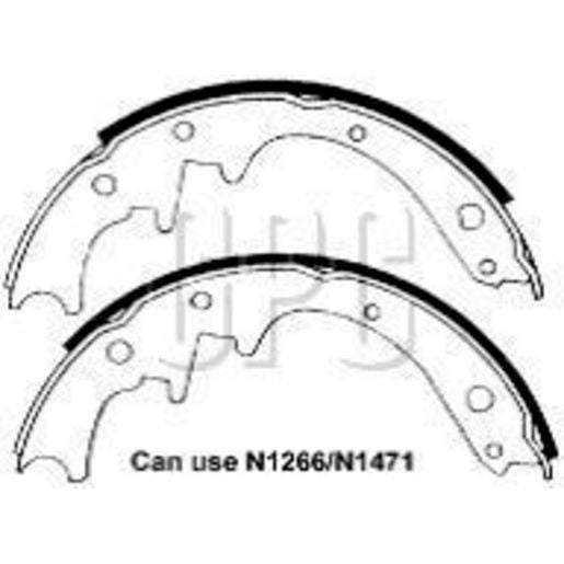 Brake Bonders Brake Shoe 1st Oversize 254mm N1271-6