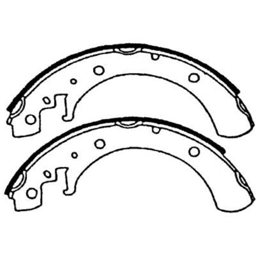 Brake Bonders Brake Shoe 228.6mm N1384-1