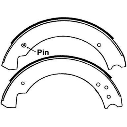 Brake Bonders Brake Shoe 254mm N1417