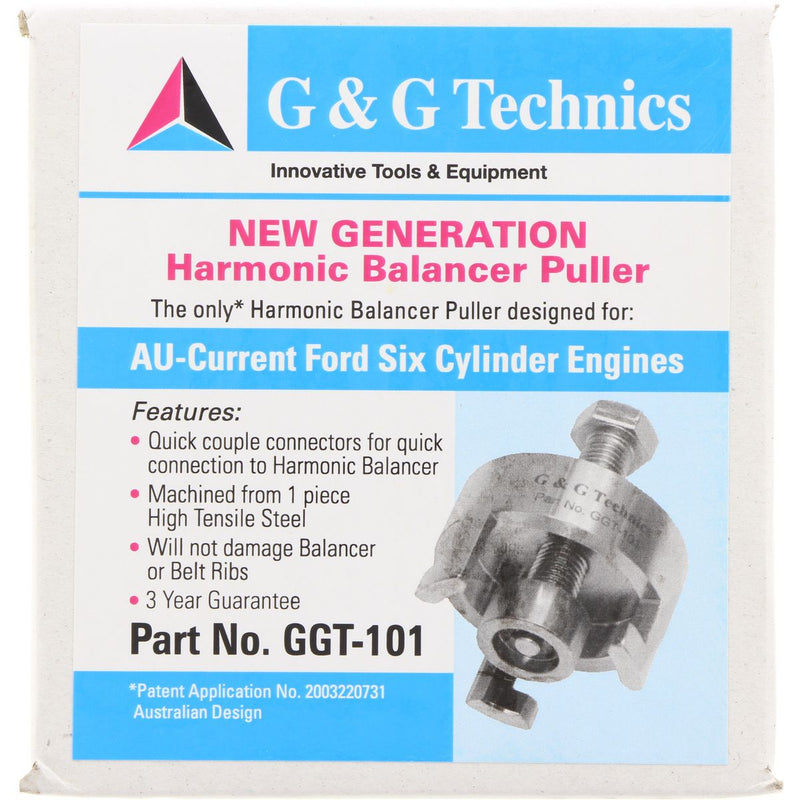 G&G Technics Harmonic Balancer Puller for 6cyl Ford AU-BA