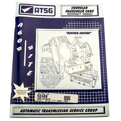 Atsg Workshop Manual suits Chrysler A604 73264