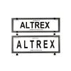 Altrex Number Plate Cover 6 Figure Silver Carbon Fibre