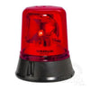 Narva Optimax Rotating Beacon with Flange Base Red 12/24V