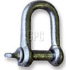 Trojan D Shackle 12mm Galvanised 335017