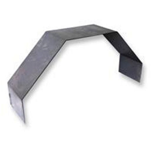 Trojan Trailer Mud Guard Plain Folded Type - Bare Steel