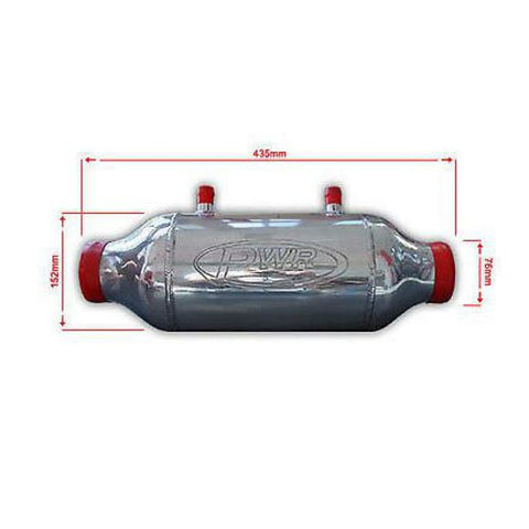 PWR Liquid To Air Barrel Intercooler 150x200mm 3" Outlets