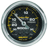Autometer Carbon Fiber 2-1/16in Boost Vacuum Gauge