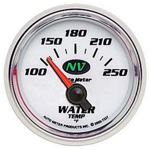 Autometer NV Series 2-1/16in Water Temp Gauge 100-250F