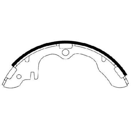 Brake Bonders Brake Shoe 260mm N1823