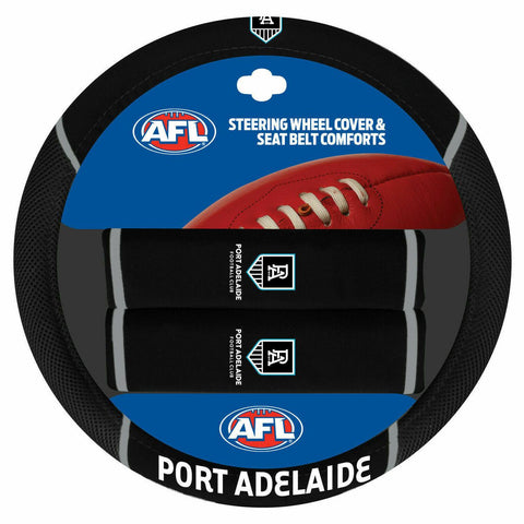 AFL Steering Wheel Cover/Seat Belt Cover Set - Port