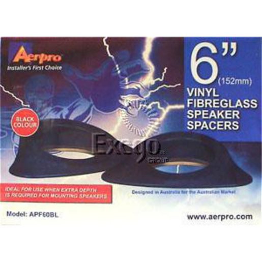Aerpro Fibreglass 6" Speaker Spacers APF60BL