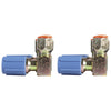 OEX Fitting Steel 1/4 Female Flare Service Port Low 90