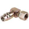 OEX Fitting Steel 1/4 Female Flare Service Port Low 90